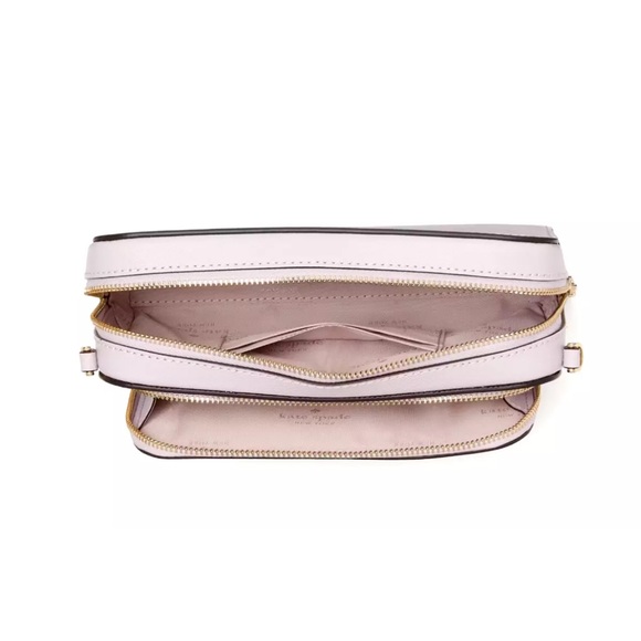 New Kate Spade Staci Dual Zip Around Crossbody Pastel Lavender - Picture 4 of 5